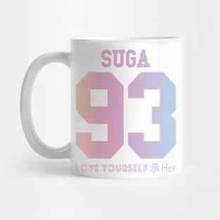 BTS (Bangtan Boys) LOVE YOURSELF 轉 'Her' Suga 93 Jersey Mug